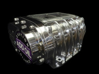 TBS-2004  4-71 CAST POLISHED SUPERCHARGER W 2 LOBE BILLET ROTORS TEFLON STRIPPED